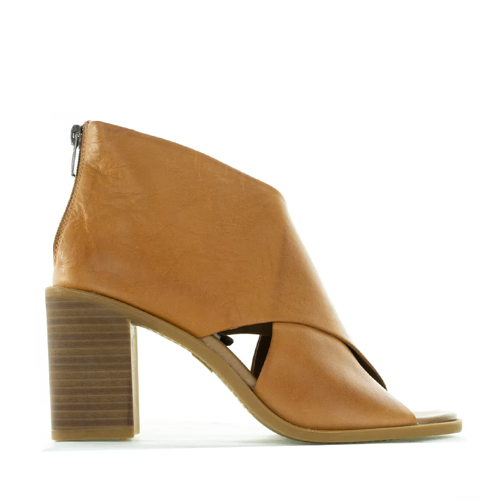 LE SANSA LESLeY TAN Luxe Heeled Sandals Comfy Bridal Heels