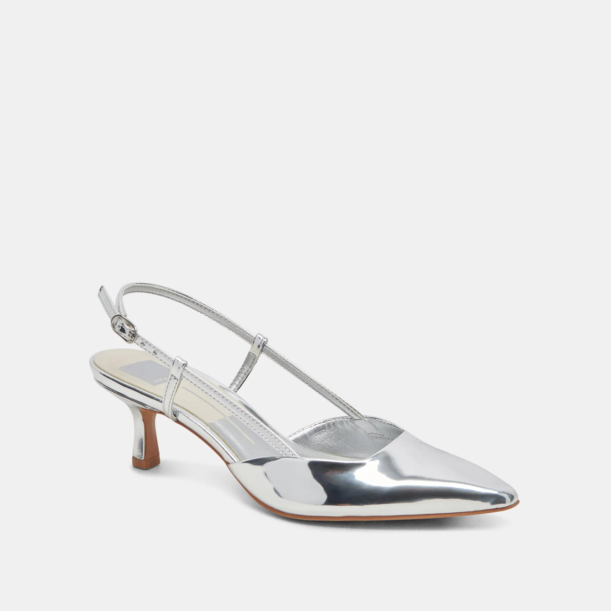 ODELA WIDE HEELS SILVER STELLA Casual Pumps