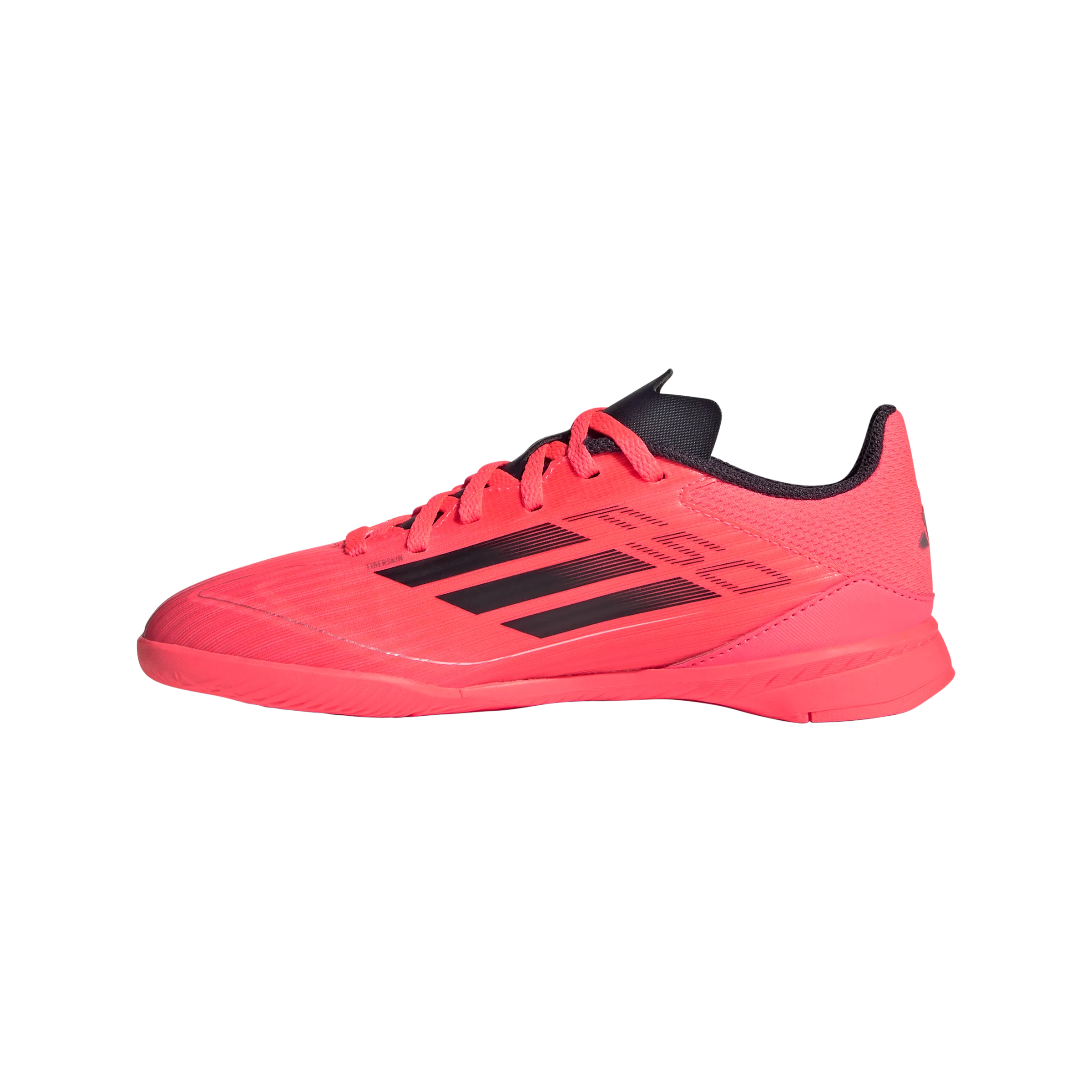 Adidas F50 League Indoor Junior Football Shoes (Turbo/Aurora Black/Platinum Metallic) Fair