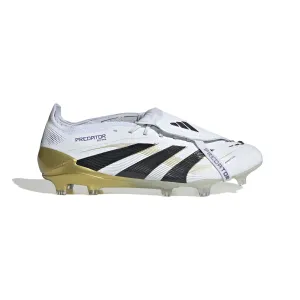Adidas Predator Elite Fold-Over Tongue FG Football Boots (White/Core Black/Gold Metallic) most sporty suitable for outdoor adventures