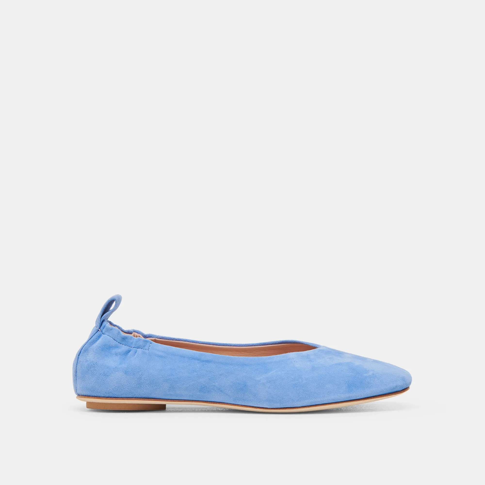 VINNIE BALLET FLATS DUSTY BLUE SUEDE Study Step Multi Use