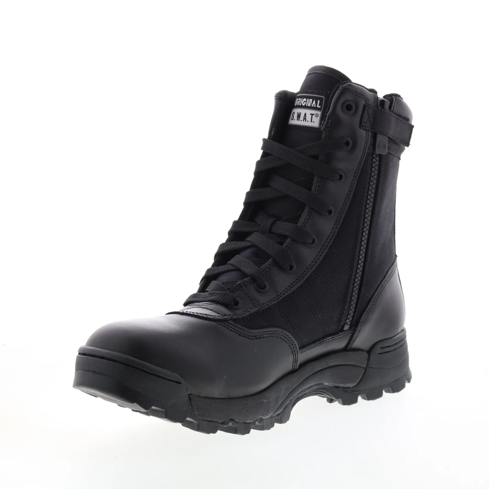 Original Swat Classic 9" Side-Zip EN 115231 Mens Black Tactical Boots Comfortable Sockliner Waterproof Feature