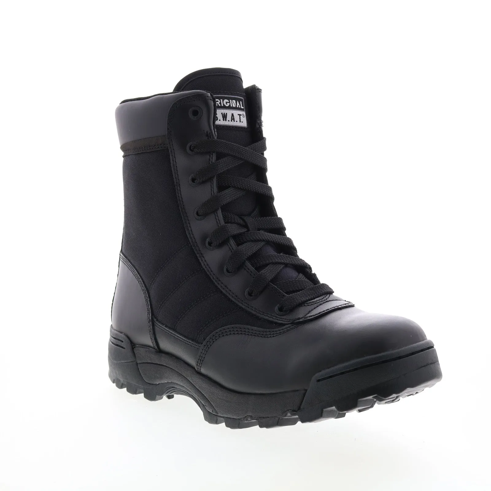 Original Swat Classic 9" Side-Zip EN 115231 Mens Black Tactical Boots Wind Shield Everyday Style