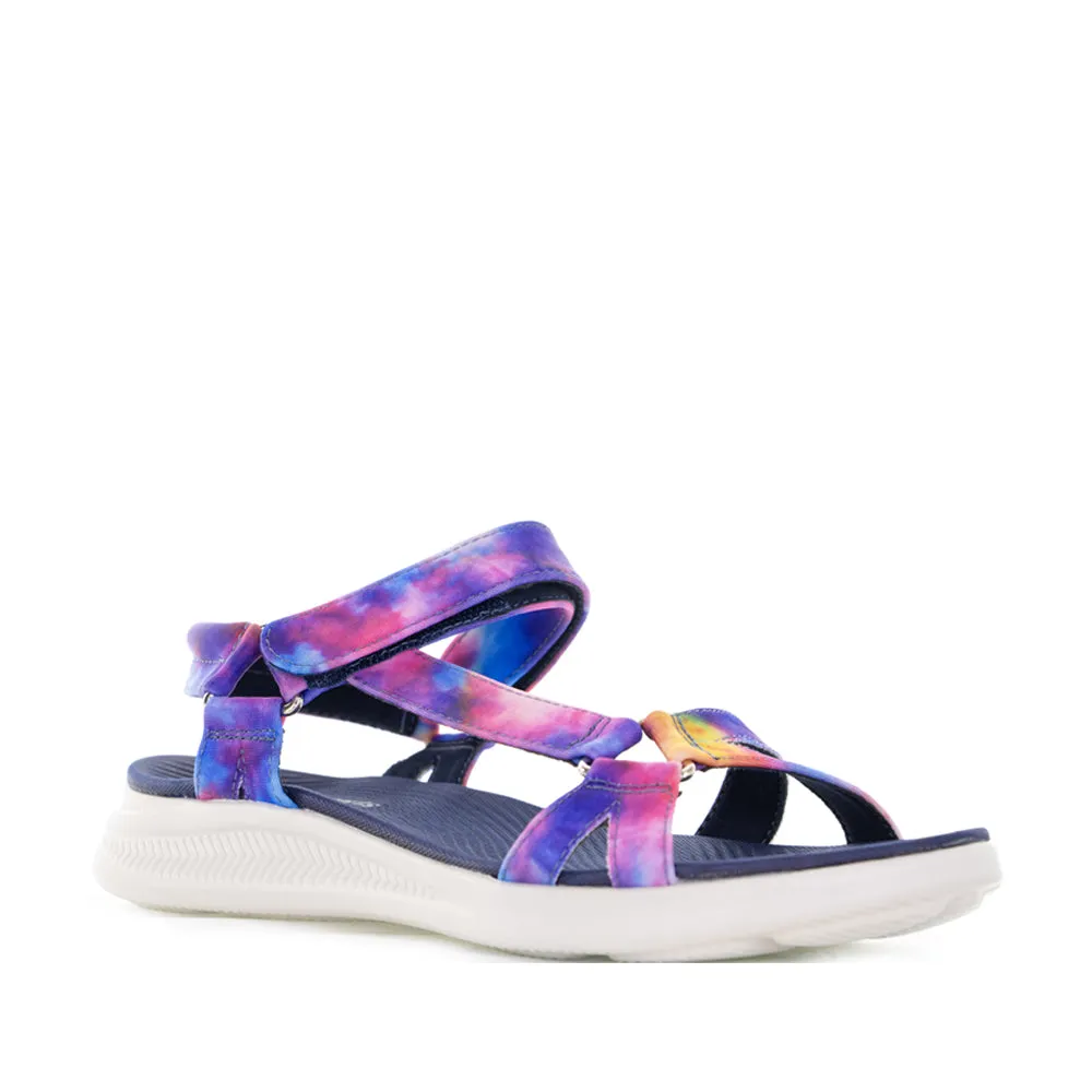 Stylish Casual Footwear Brunch Walk CC RESORTS FLOSS NAVY RAINBOW PRINT