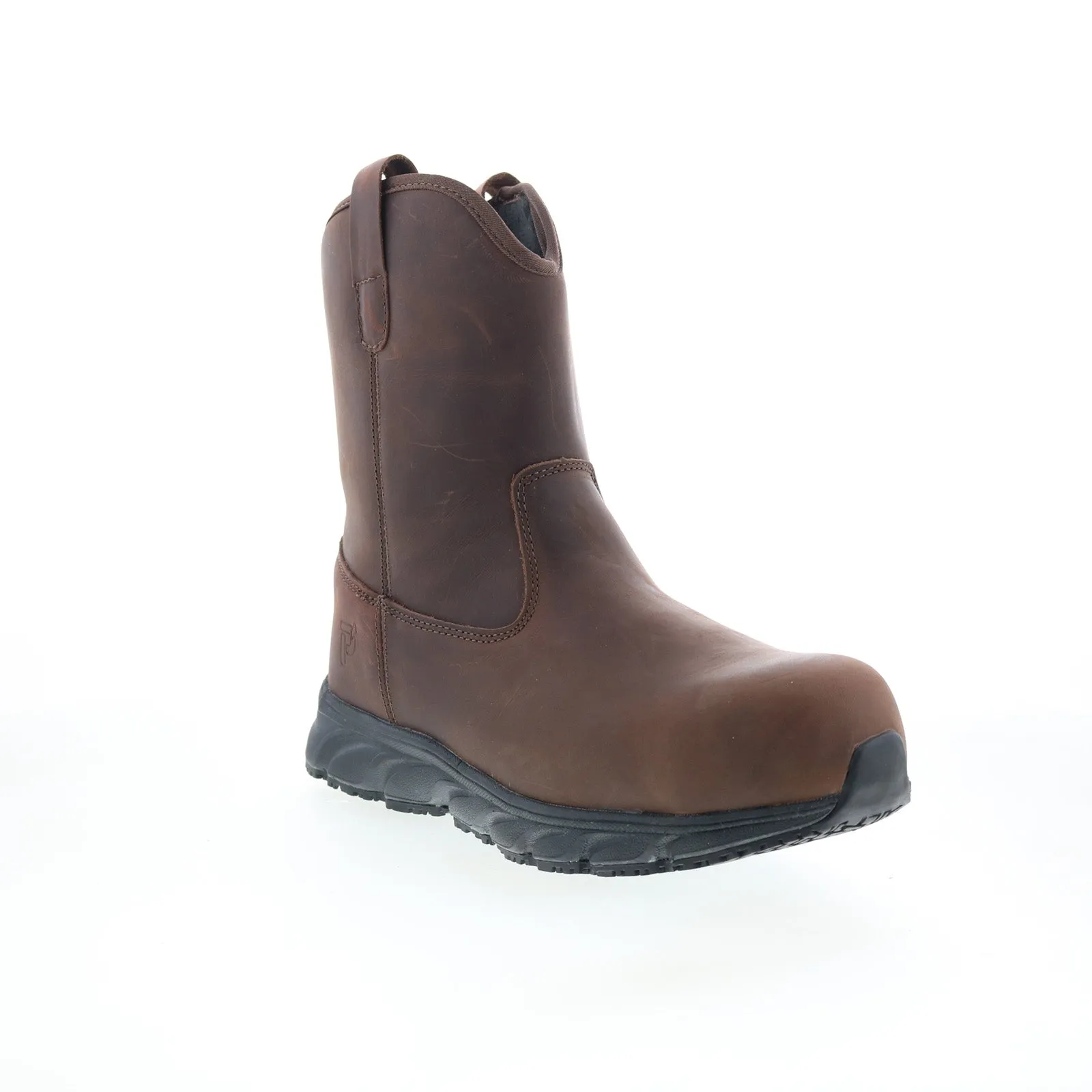 reinforced sole Sporty Vibe Propet Smith Composite Toe MBU004LBCH Mens Brown Extra Wide Work Boots