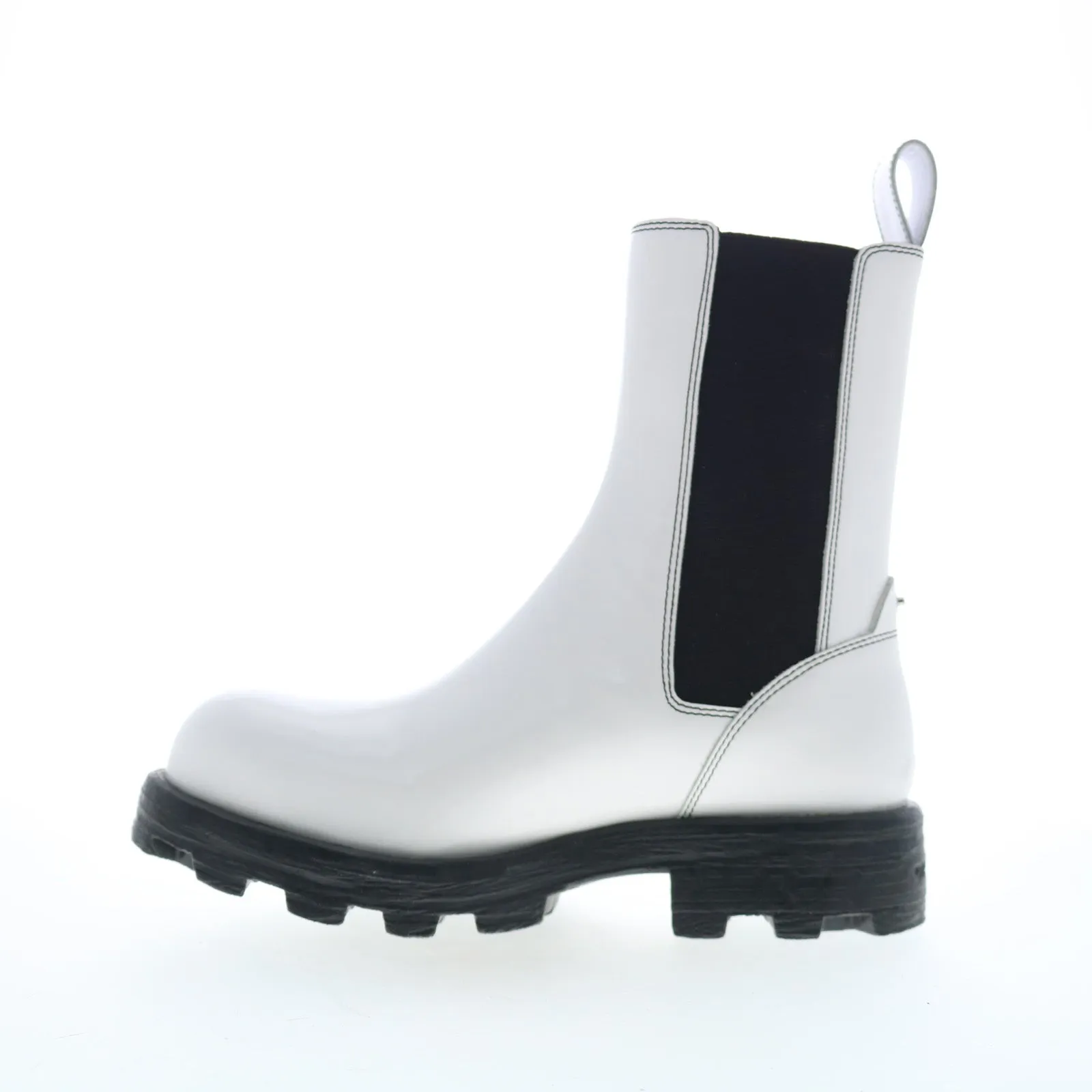 Diesel D-Hammer CH W Y03080-P4471-H6115 Womens White Casual Dress Boots Modern Cut Versatile Look