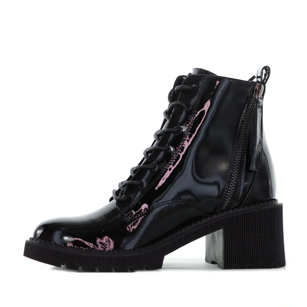 DJANGO & JULIETTE ZYAN BLACK PATENT Flexible Fit