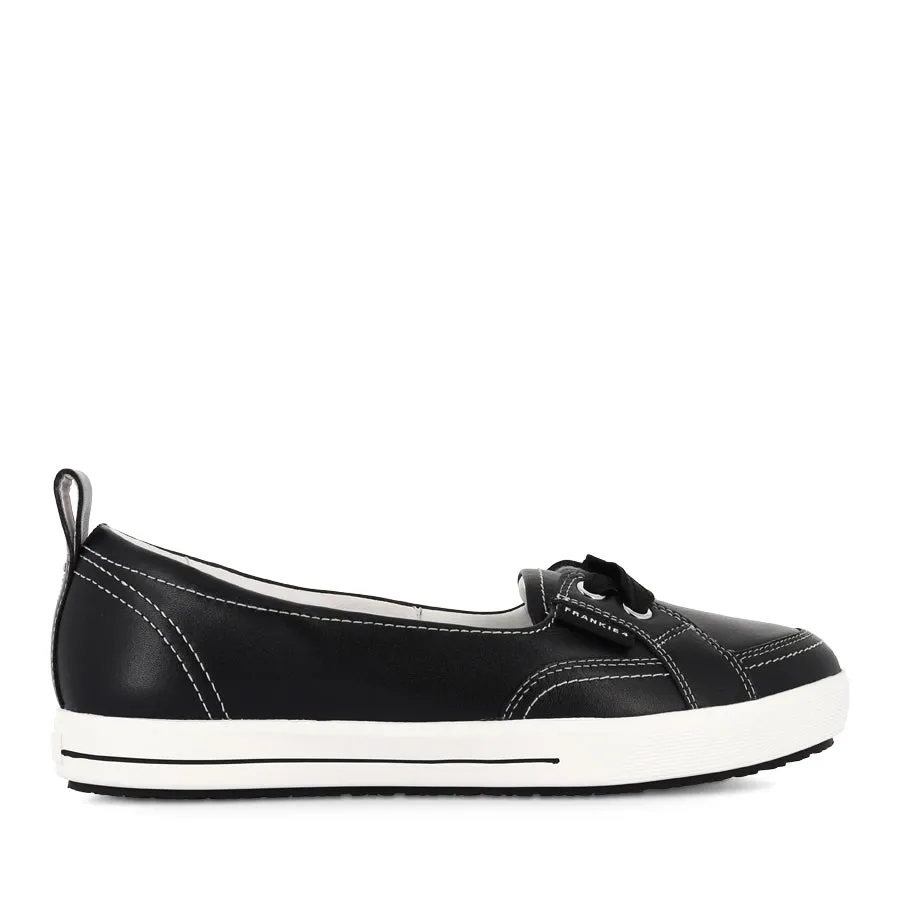 SOPHIE IV - BLACK LEATHER Comfortable mass - production - efficiency - level