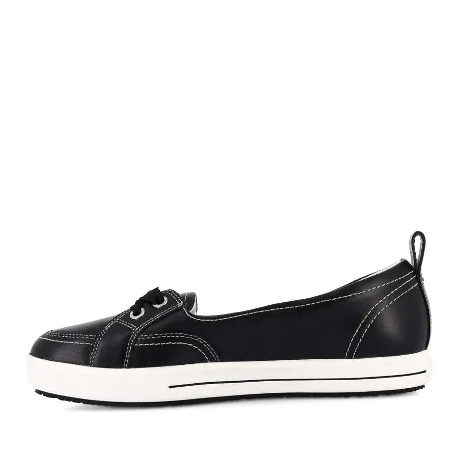 Street Chic Structured sole SOPHIE IV - BLACK LEATHER