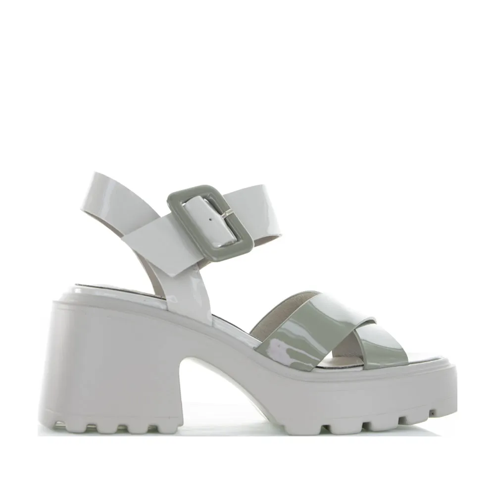 Comfortable Footwear Soft Material MILA RAINE INDIA MURKY GREEN