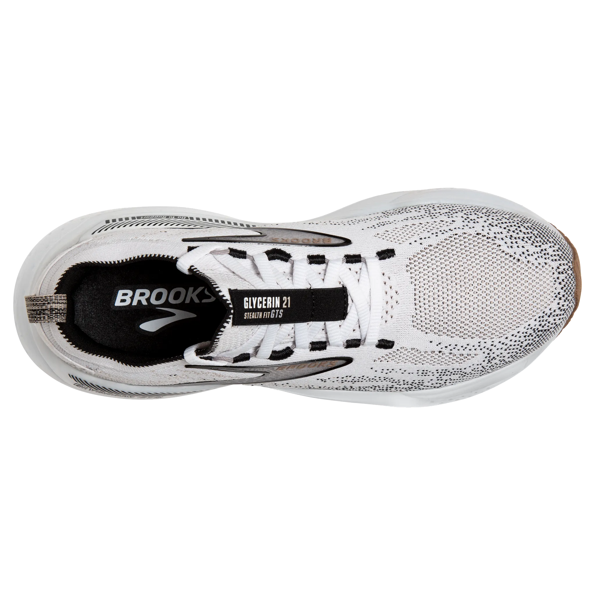 Women's Glycerin StealthFit GTS 21 zigzag - design shoes running with watch shoes