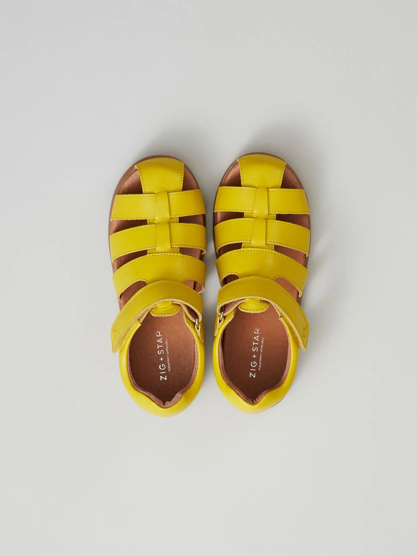 Moist Safe Cosmic Junior Closed-Toe Sandal Yellow