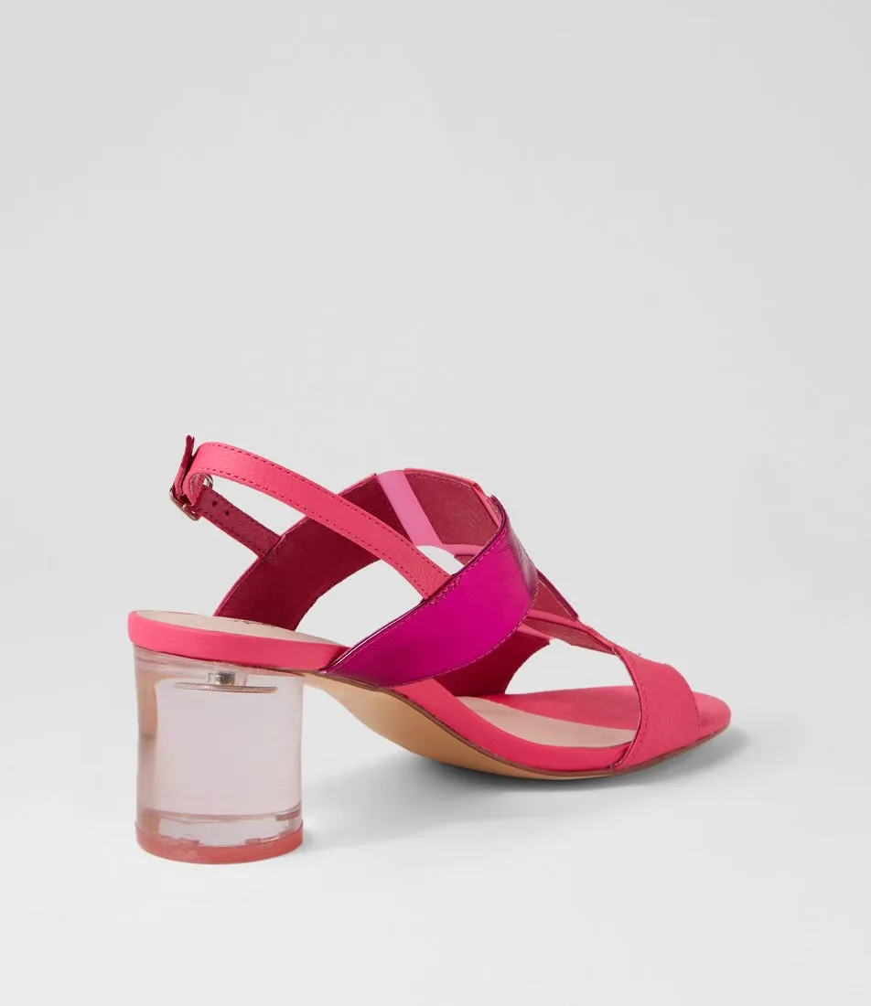 Adjust Strap Soft Footbed DJANGO & JULIETTE SEYMOUR HOT PINK MULTI