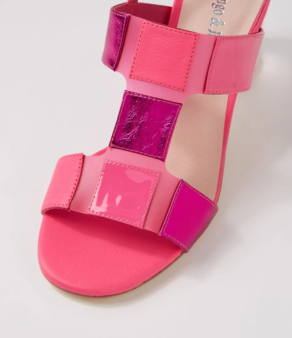 DJANGO & JULIETTE SEYMOUR HOT PINK MULTI Open Feel Fresh Look