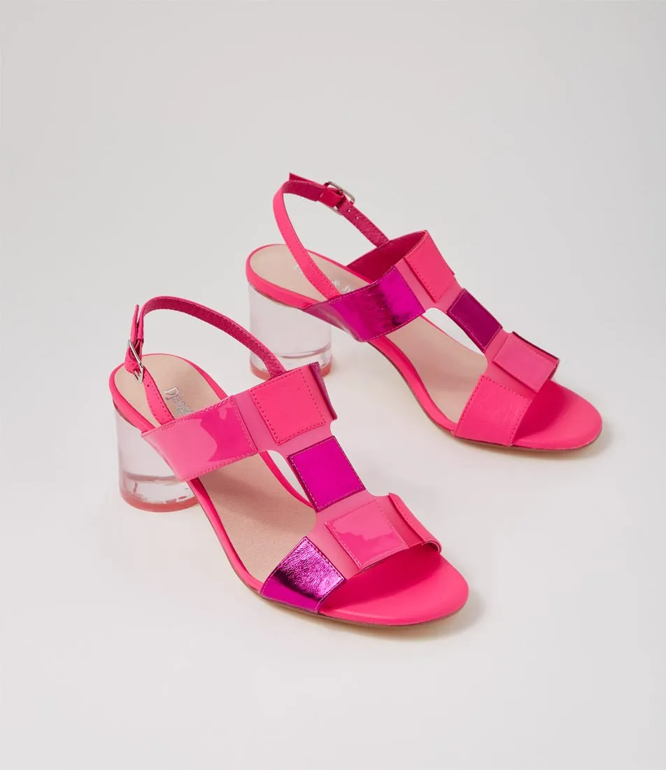DJANGO & JULIETTE SEYMOUR HOT PINK MULTI Sunny Day Stay Light