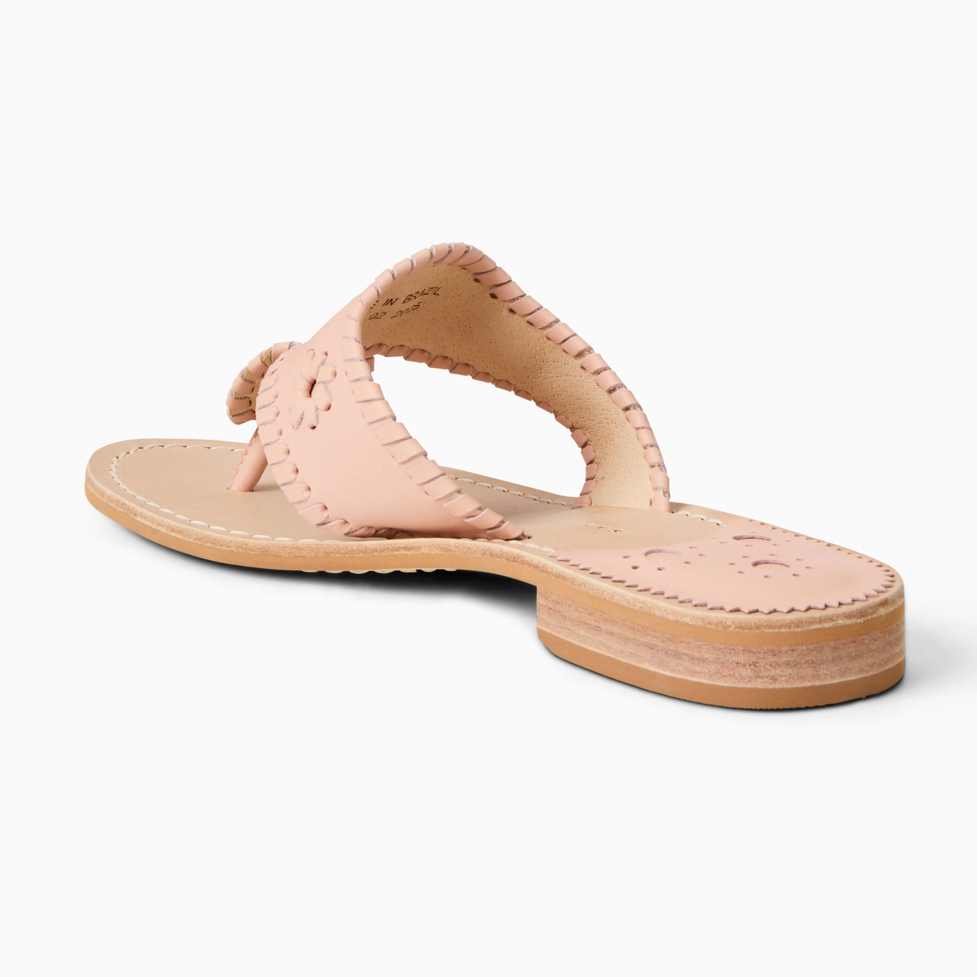 Strong Grip Jacks Leather Flat Sandal
