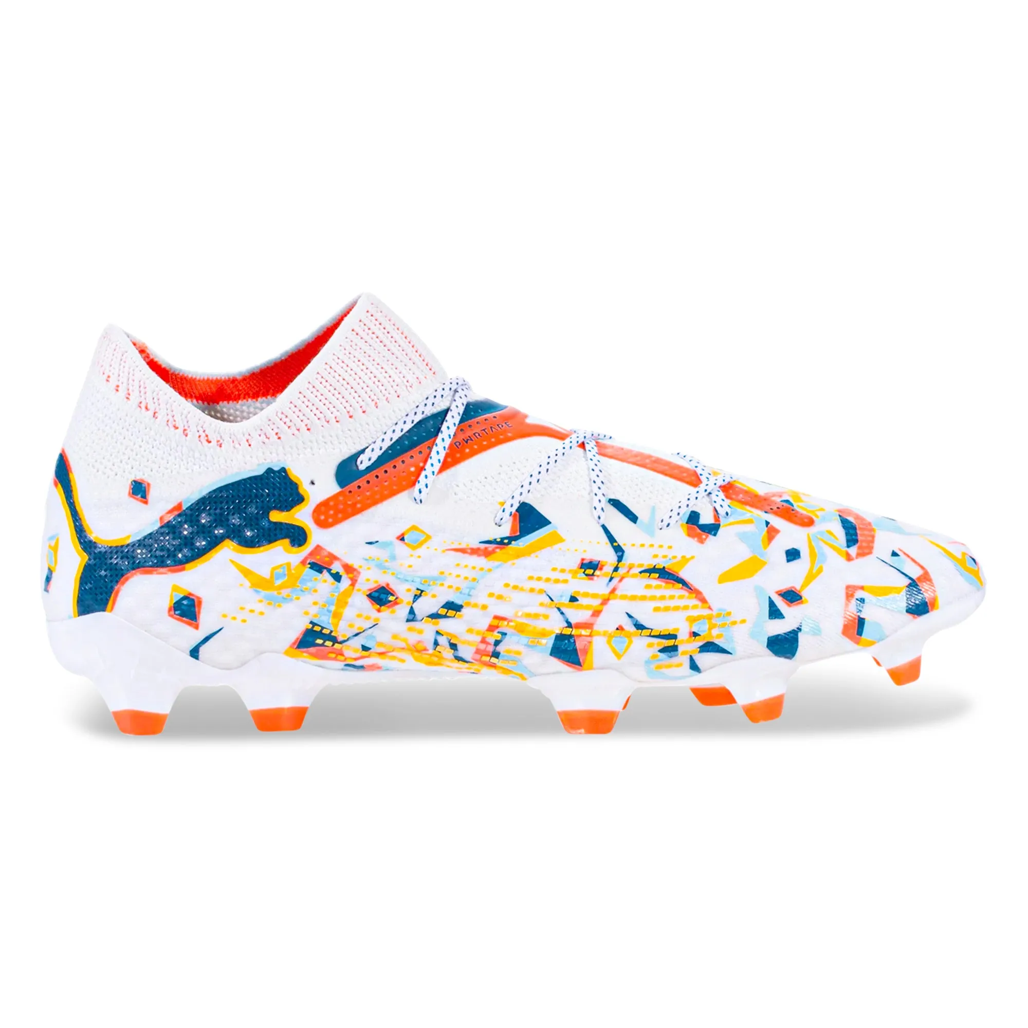 Precision fit Puma Future 7 Ultimate Creativity FG/AG Soccer Cleats (Puma White/Ocean Tropic)