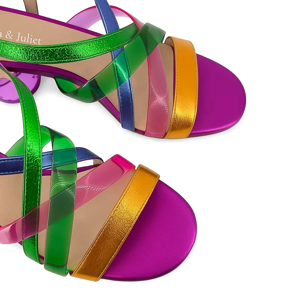 Heel Freedom DJANGO & JULIETTE SANCHIAS BRIGHT MULTI