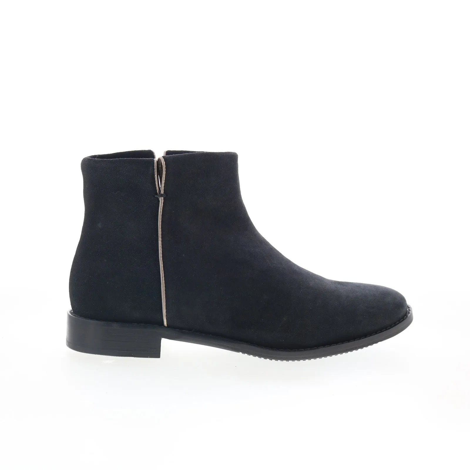 Johnston & Murphy Liliana 78-51961 Womens Black Suede Casual Dress Boots Athletic Edge