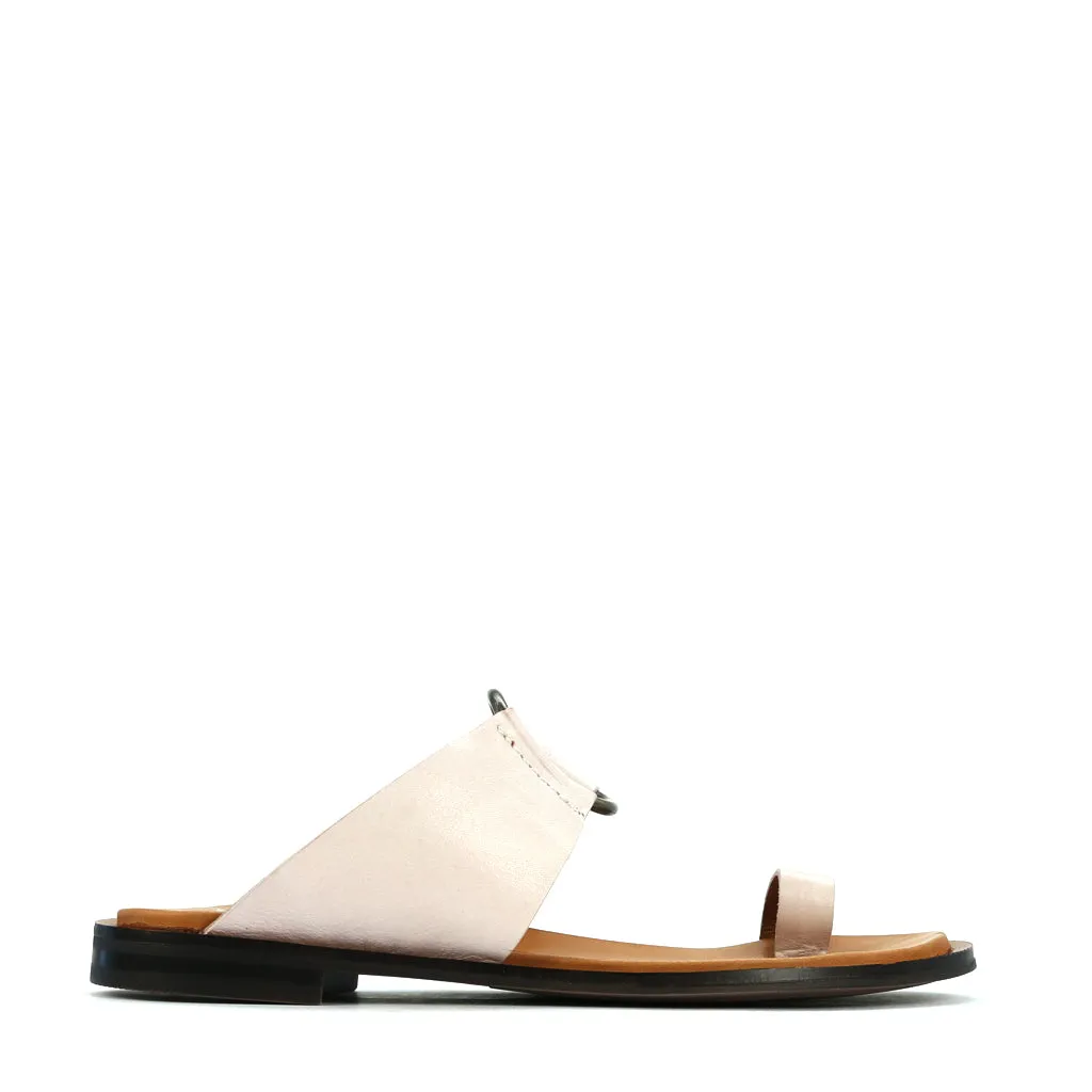 Gray Gump Leather Slides