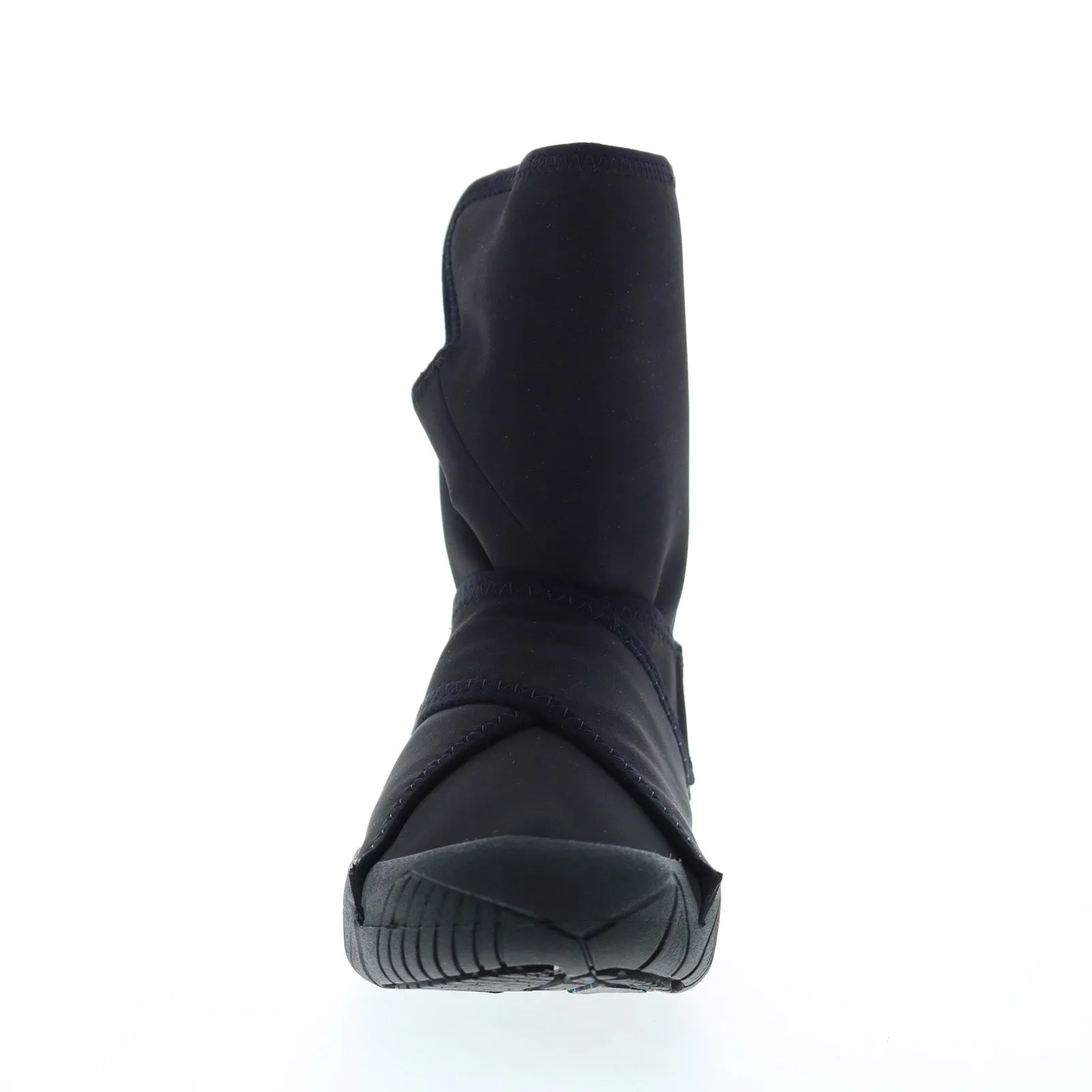Vibram Artic Grip Waterproof 18WCG01 Womens Black Canvas Casual Dress Boots Metallic Accent Effortless Look