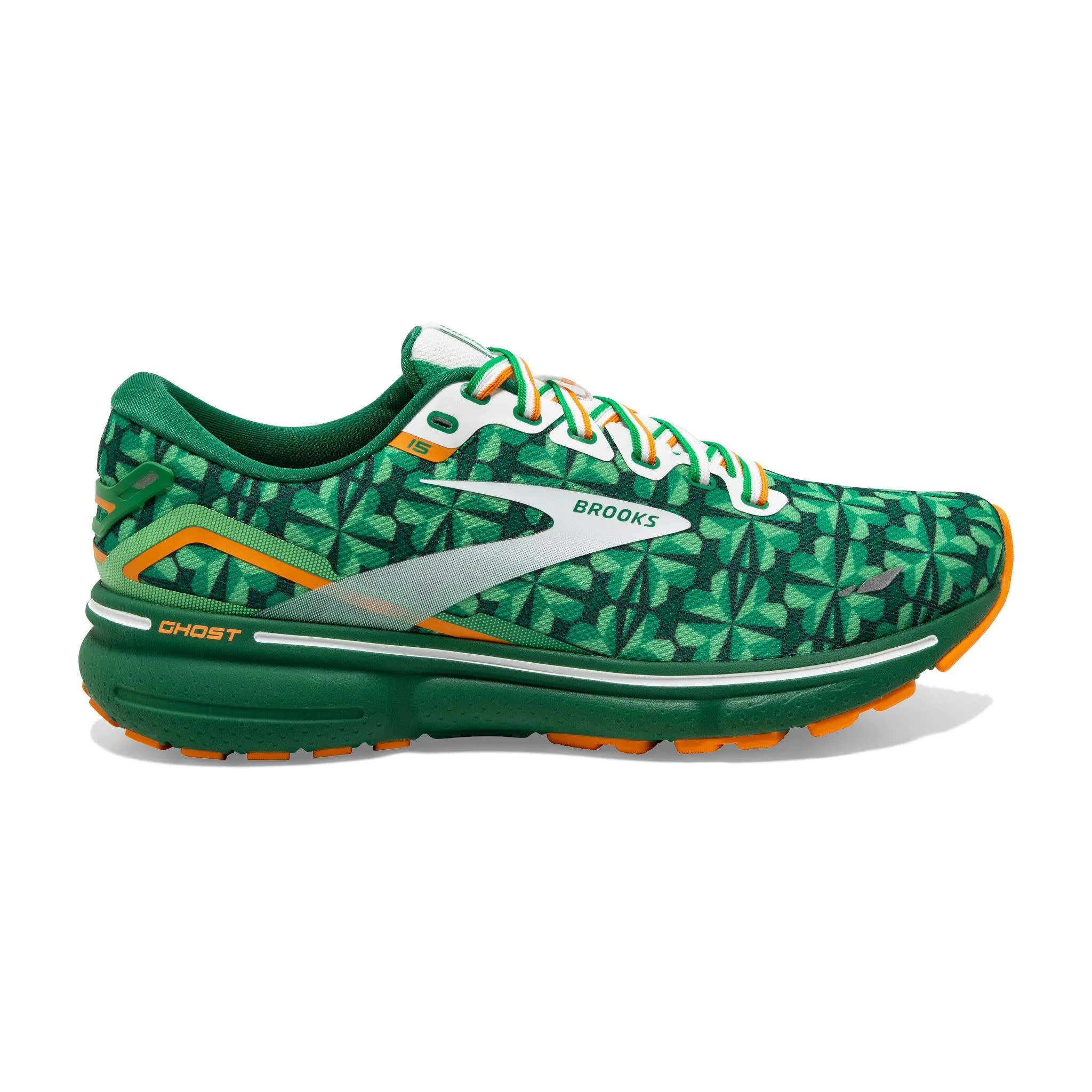 Women's Ghost 15 Footbed Relief family runs