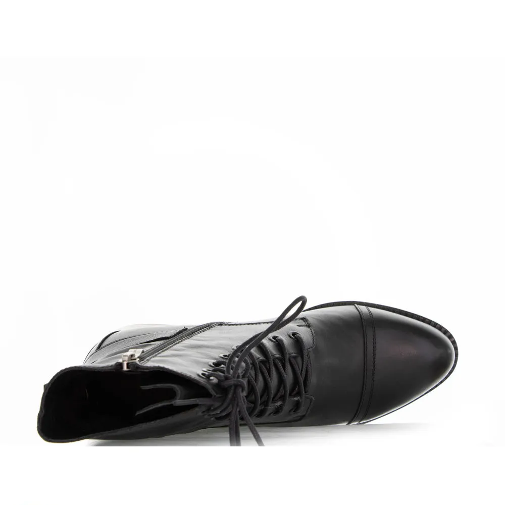 BRESLEY RANUI BLACK Rugby Chunky Heel