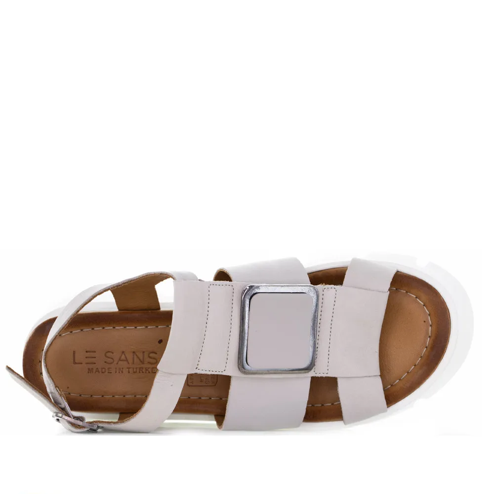 Superior Look Vibrant Style LE SANSA  HINDI SILVER GREY