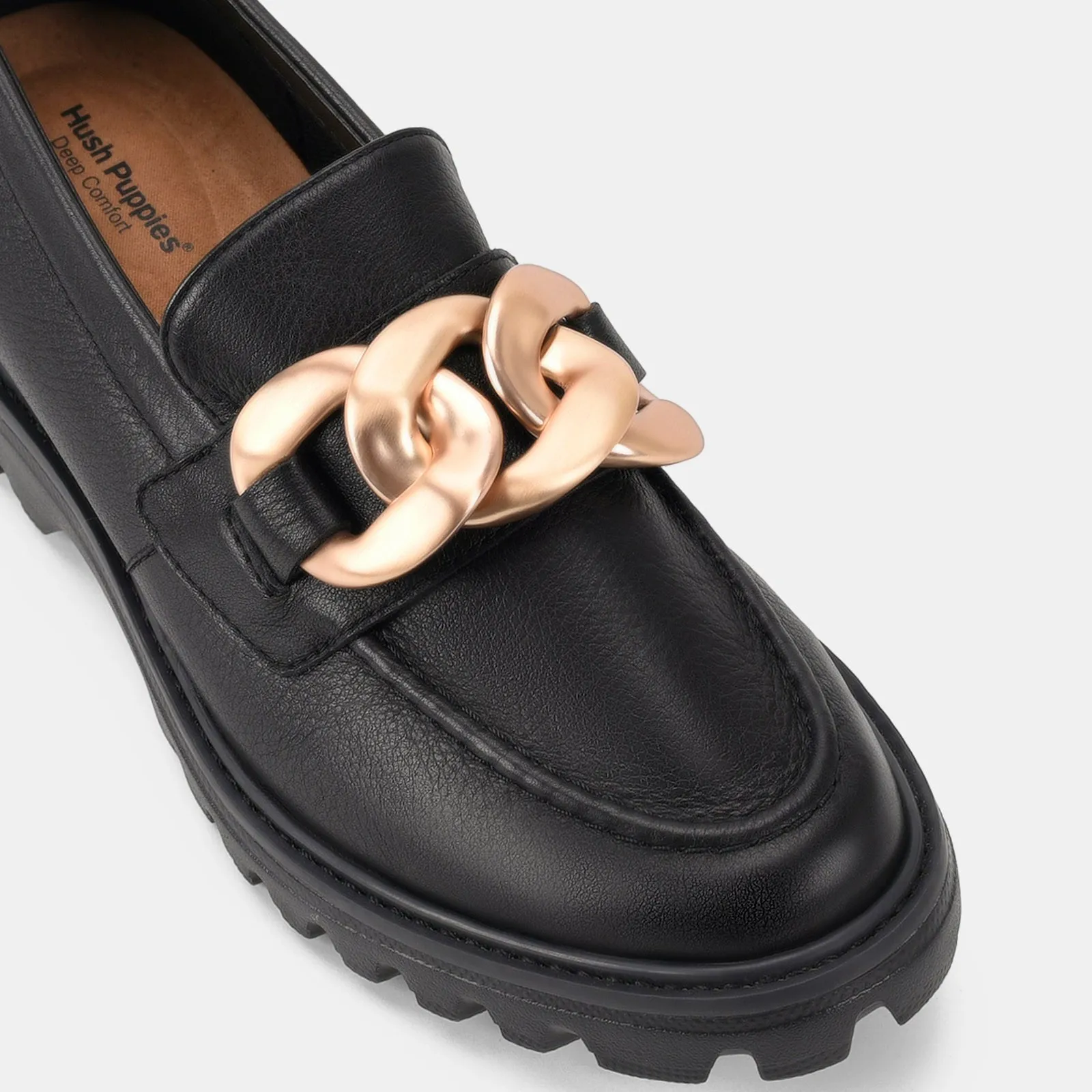 Path Firm HUSH PUPPIES BROOKLYN BLACK GOLD