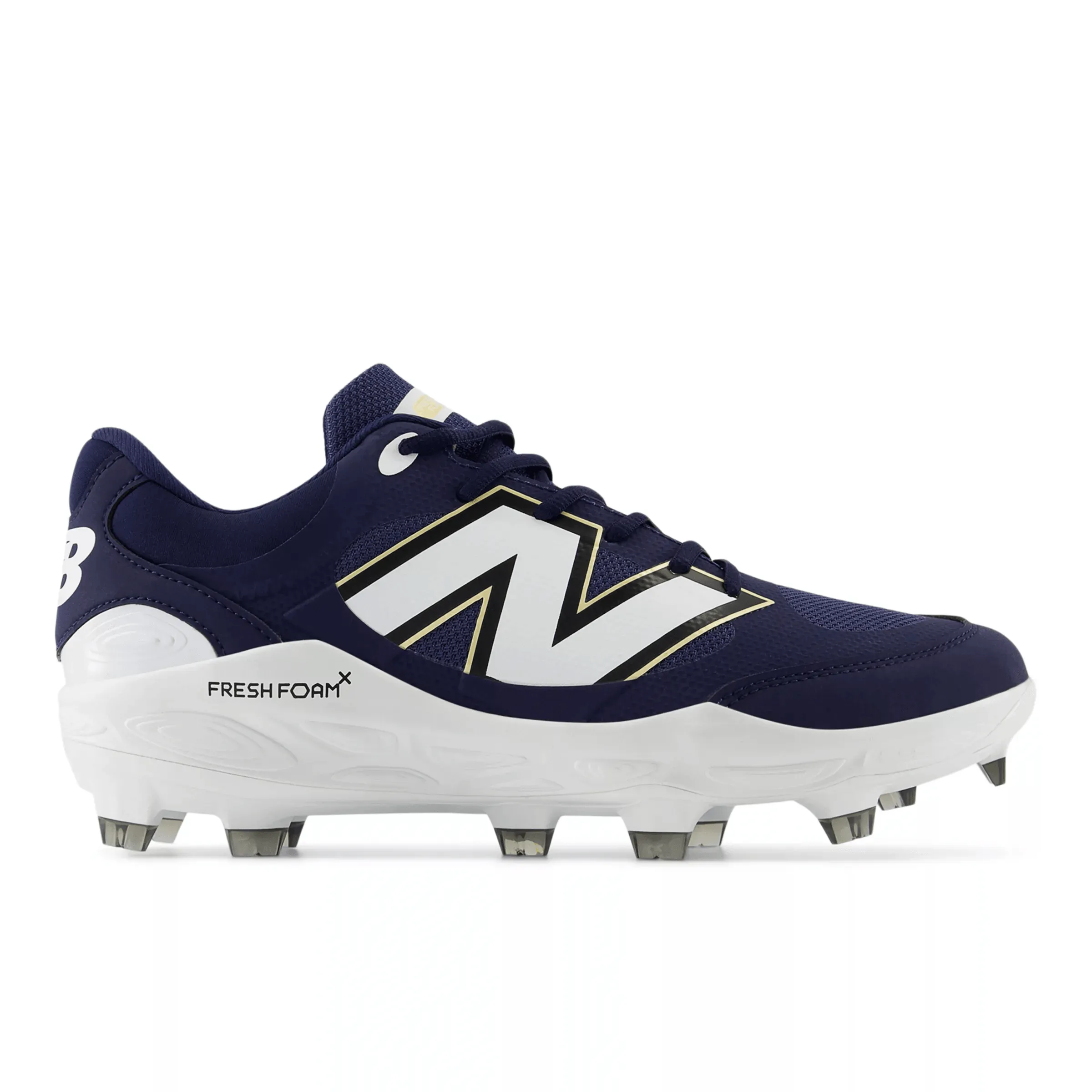 Walk Ease New Balance Men's Fresh Foam 3000 v7 Molded Baseball Cleats - Navy - PL3000N7