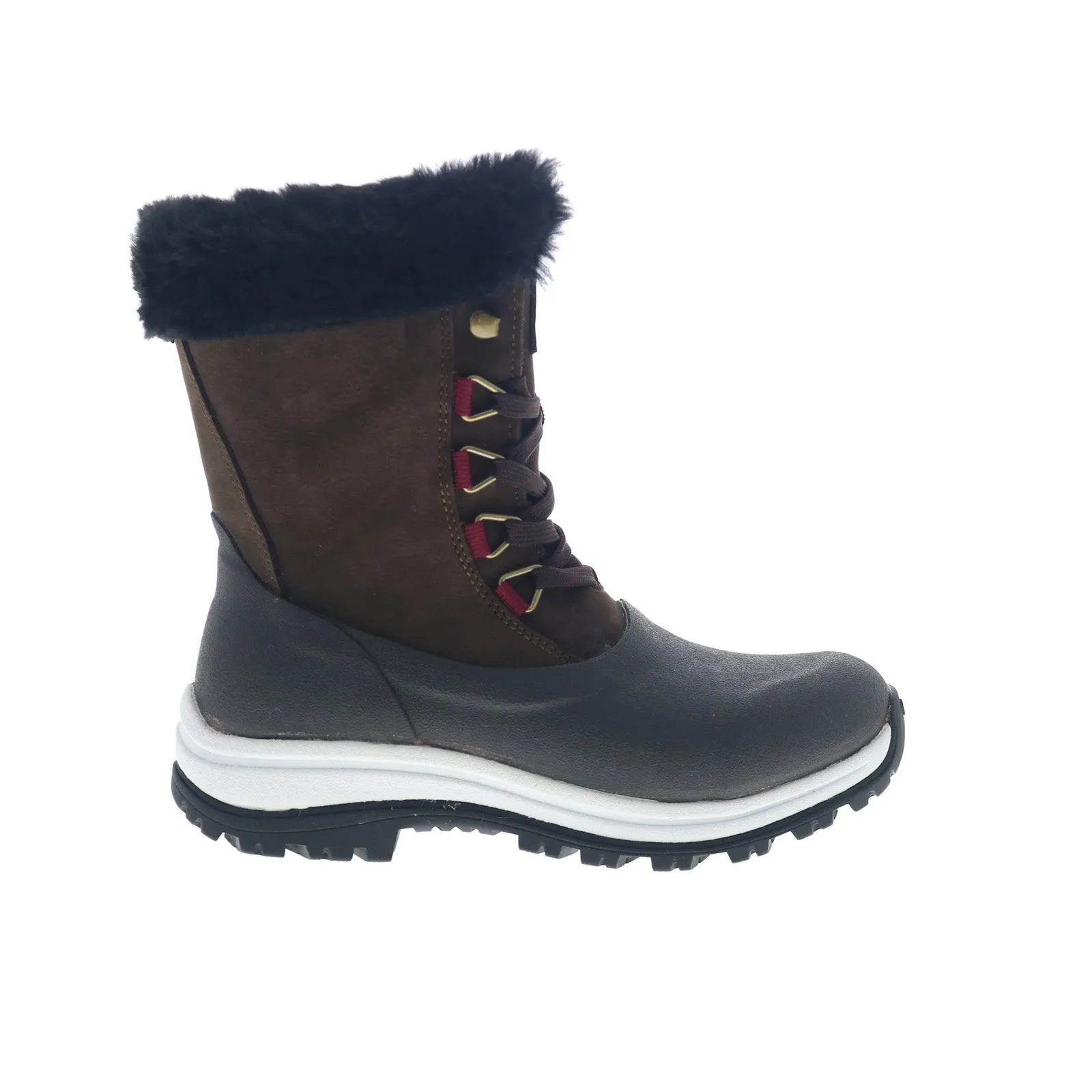 Original Muck Arctic Apres Lace Mid AG WALV900 Womens Brown Winter Boots Snow Season