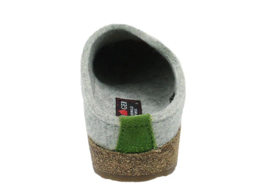 Haflinger Clogs Grizzly Vegetables Grey Office Cool Shock Guard