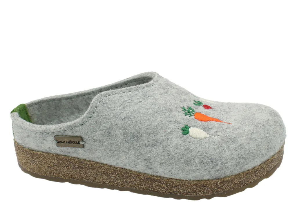 Haflinger Clogs Grizzly Vegetables Grey Field Walk Muscle Aid