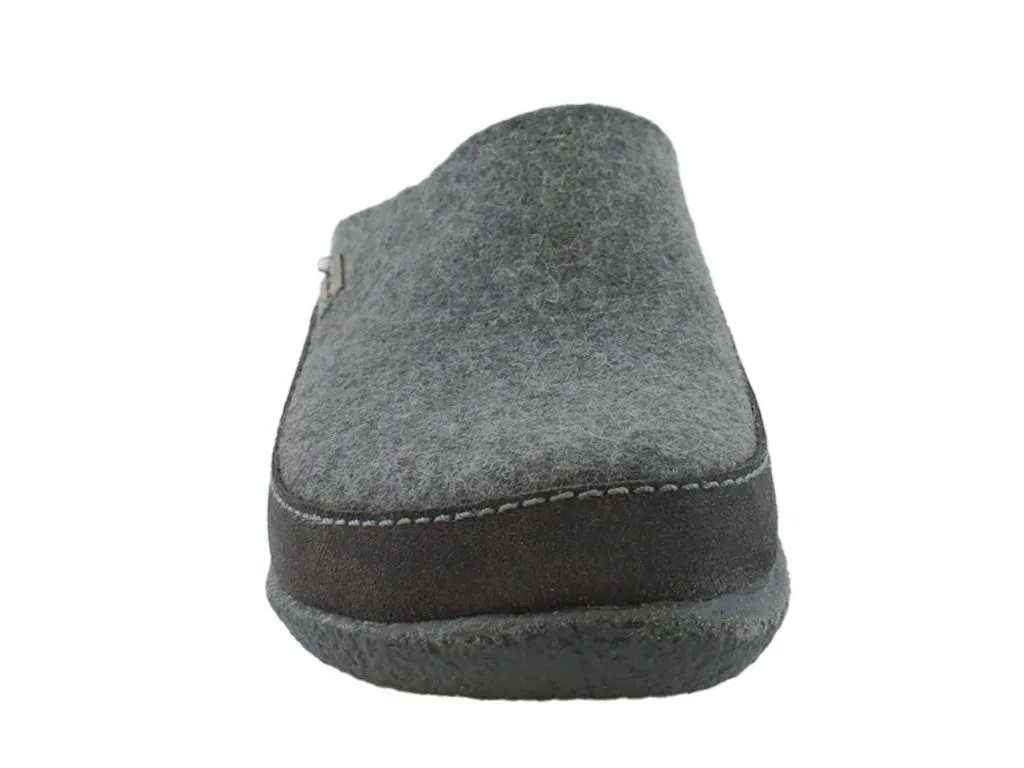 Elastic Rubber Outsole Haflinger Clogs Blizzard Skane Anthracite