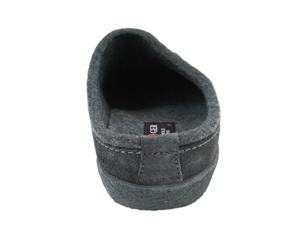 Haflinger Clogs Blizzard Skane Anthracite Fresh Drop Safe Land