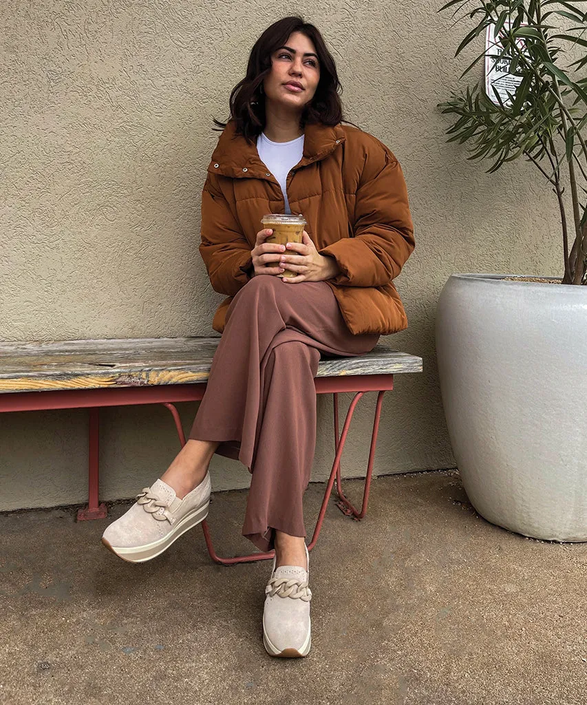 Pollen Air Neutral Base JHENEE SNEAKERS DUNE SUEDE - re:vita