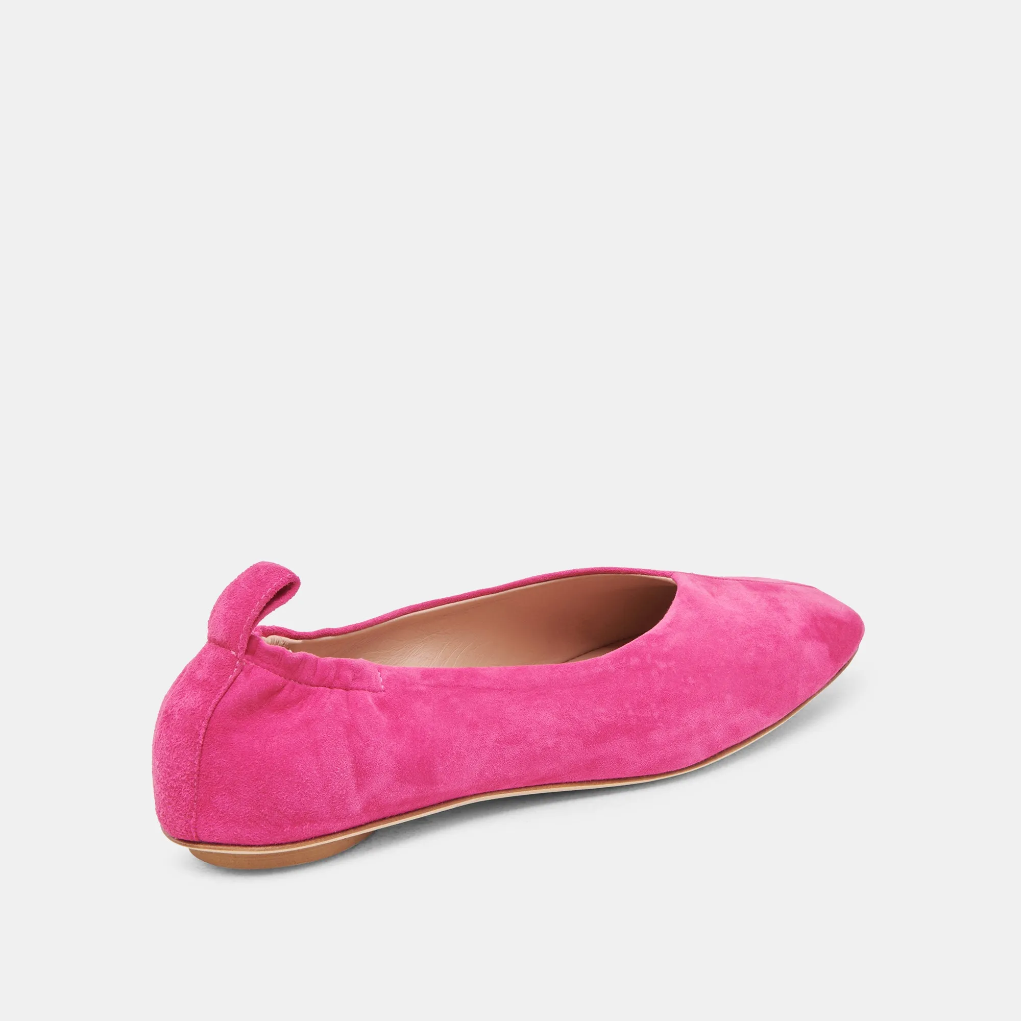 VINNIE BALLET FLATS FUCHSIA SUEDE Quiet Spot