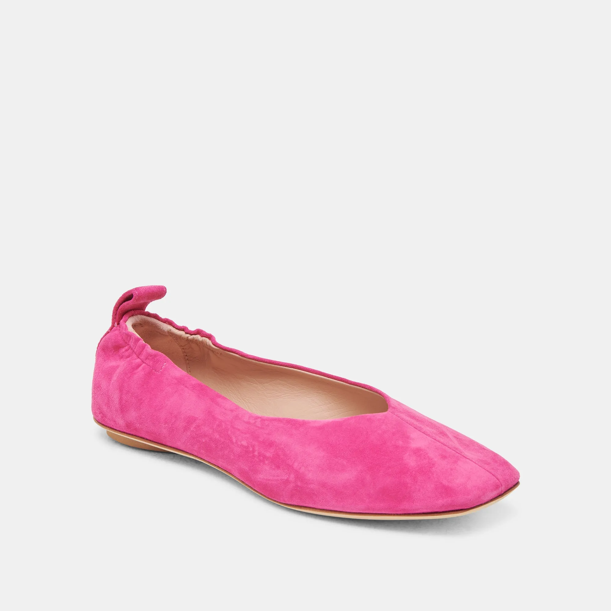 Calm Mind VINNIE BALLET FLATS FUCHSIA SUEDE