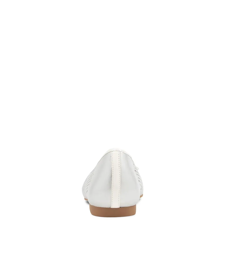 Ziera Caly White Silver Heel Fit Practical Design