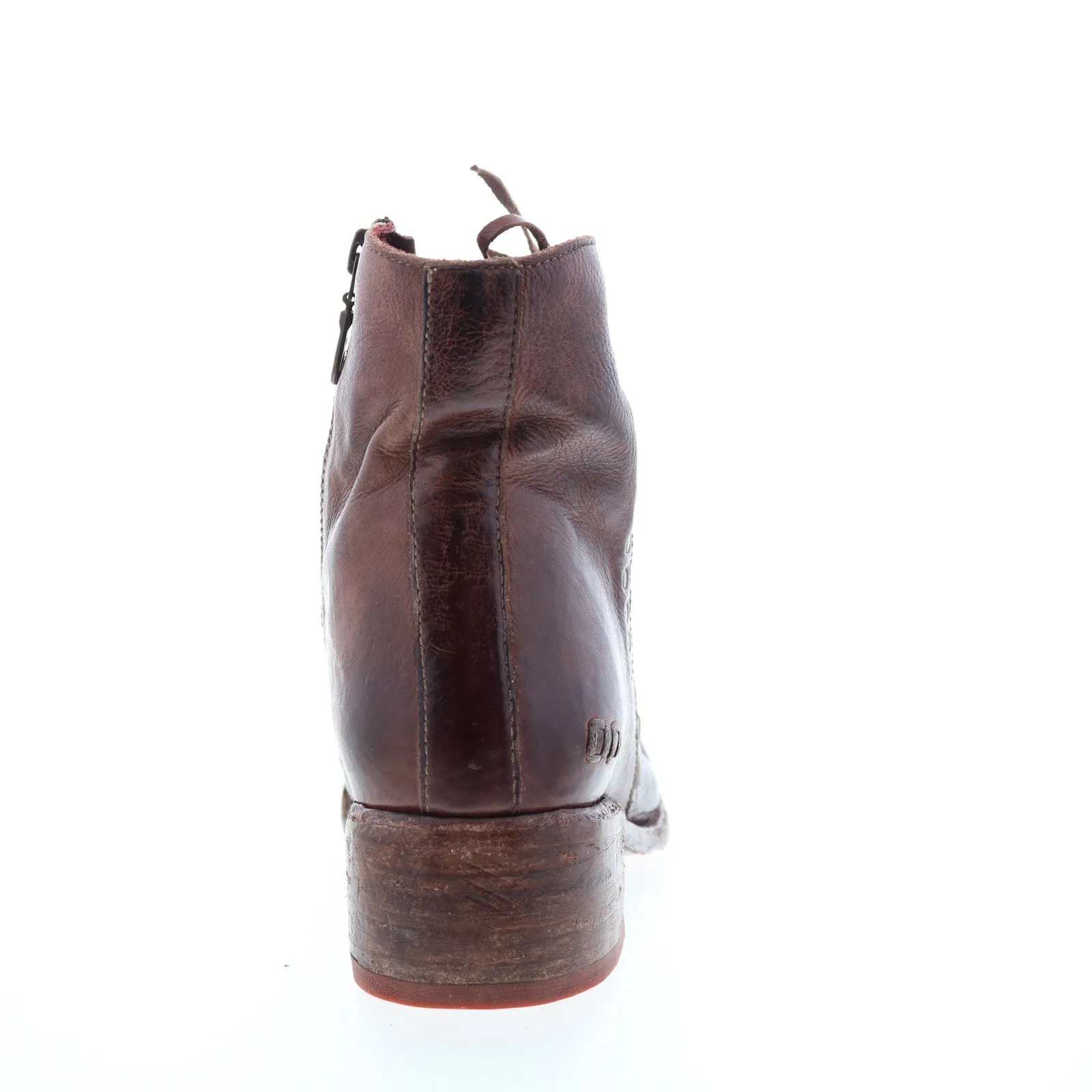 Bed Stu Aldina F328016 Womens Brown Leather Zipper Casual Dress Boots Tough Weather City Travel
