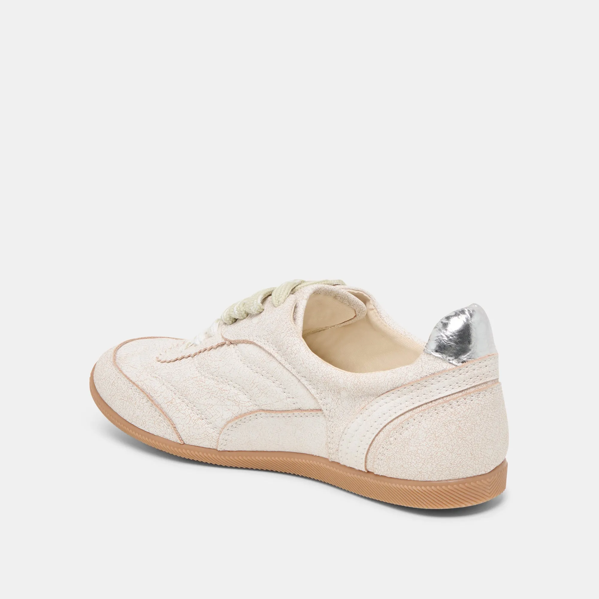 Soft Step LAINI SNEAKERS OFF WHITE CRACKLED LEATHER