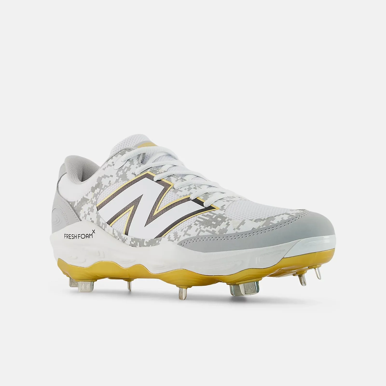 Easy Grip Comfortable Walking New Balance Men's Fresh Foam X 3000 v7 Metal Baseball Cleats - Armed Forces - L3000AF7