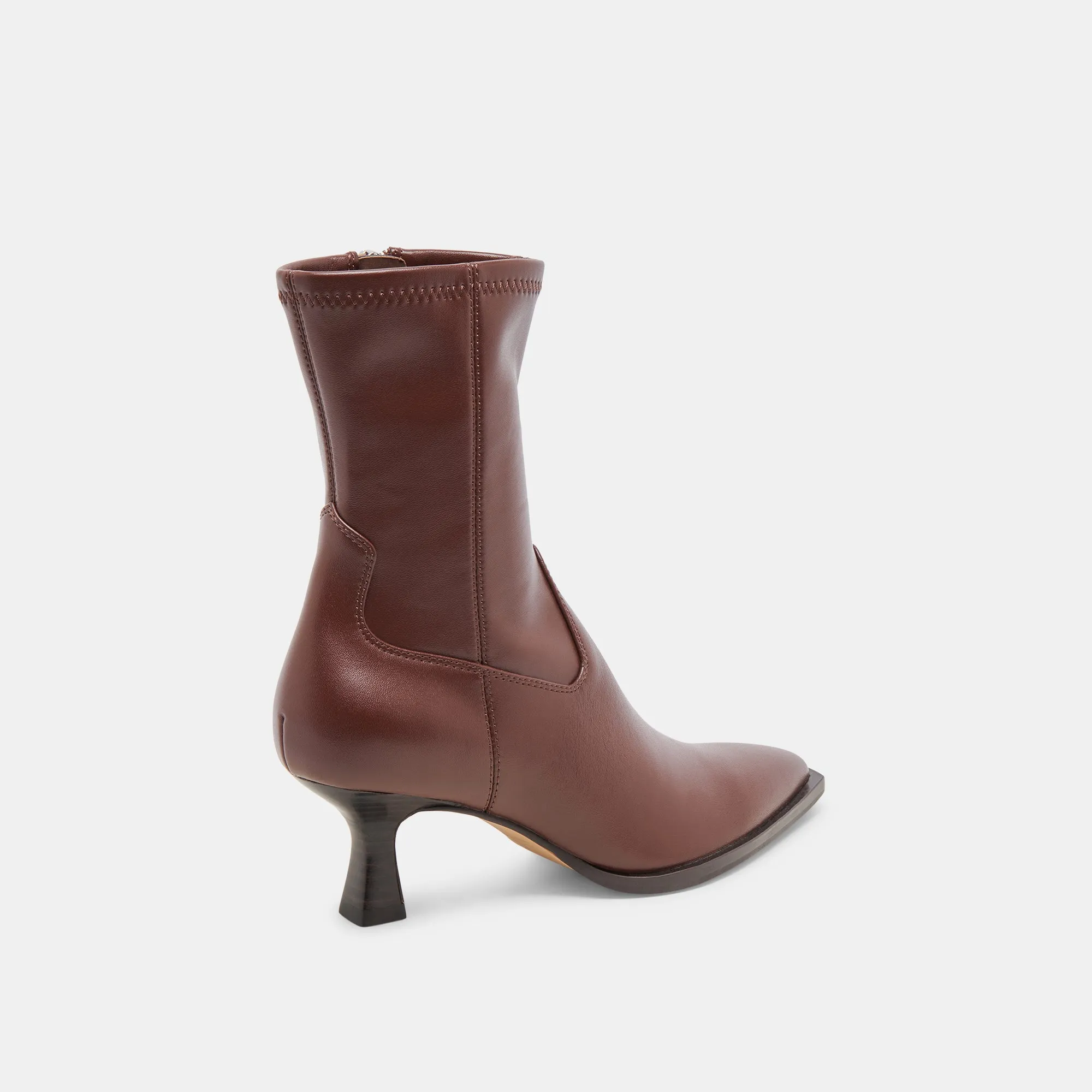 ARYA BOOTS CHOCOLATE LEATHER urban commuting Workwear Style