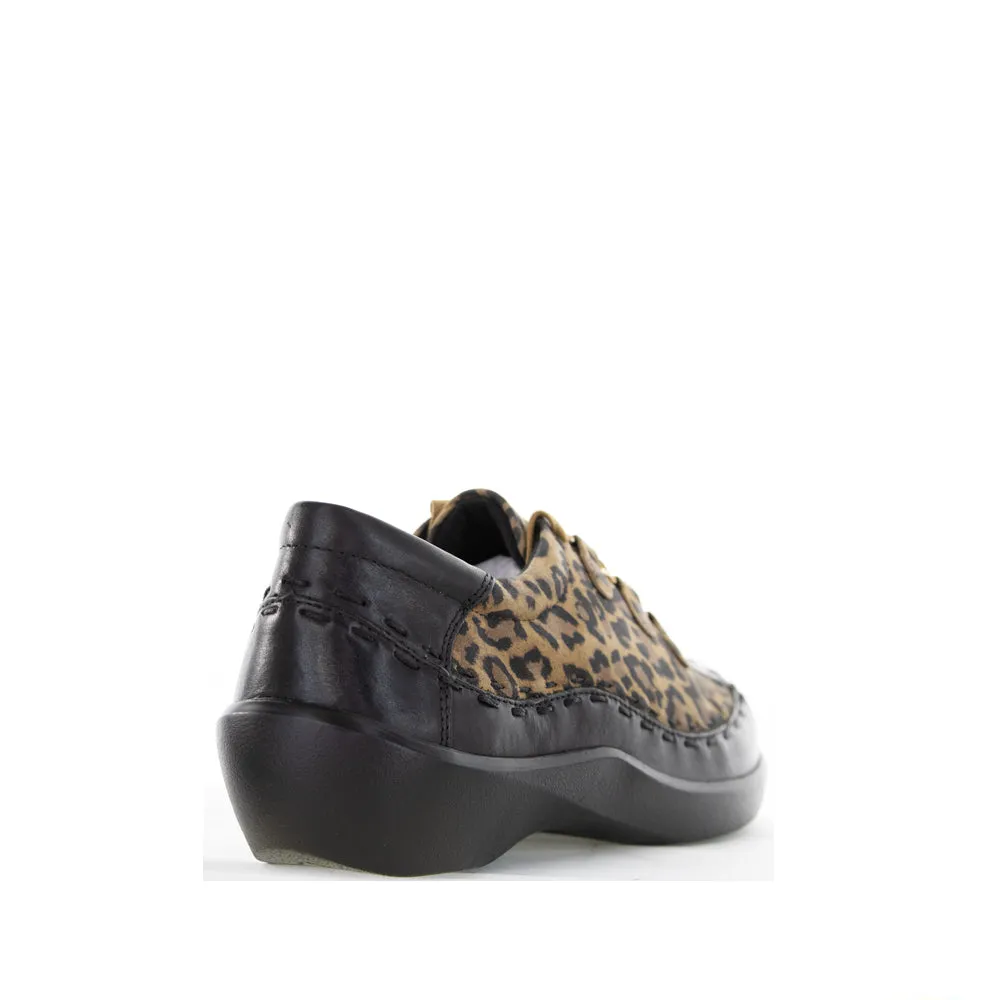 Good Traction Every Step ZIERA ALLSORTS BLACK LEOPARD