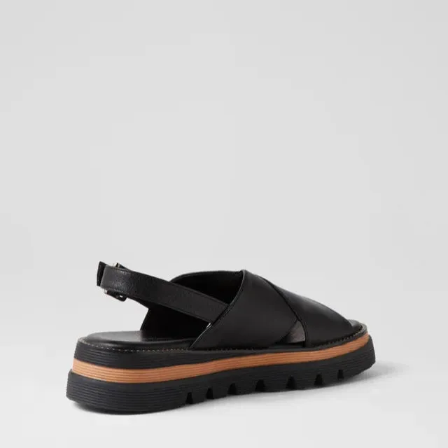 DJANGO & JULIETTE SASI BLACK Walking-Friendly Shoes Step Ready