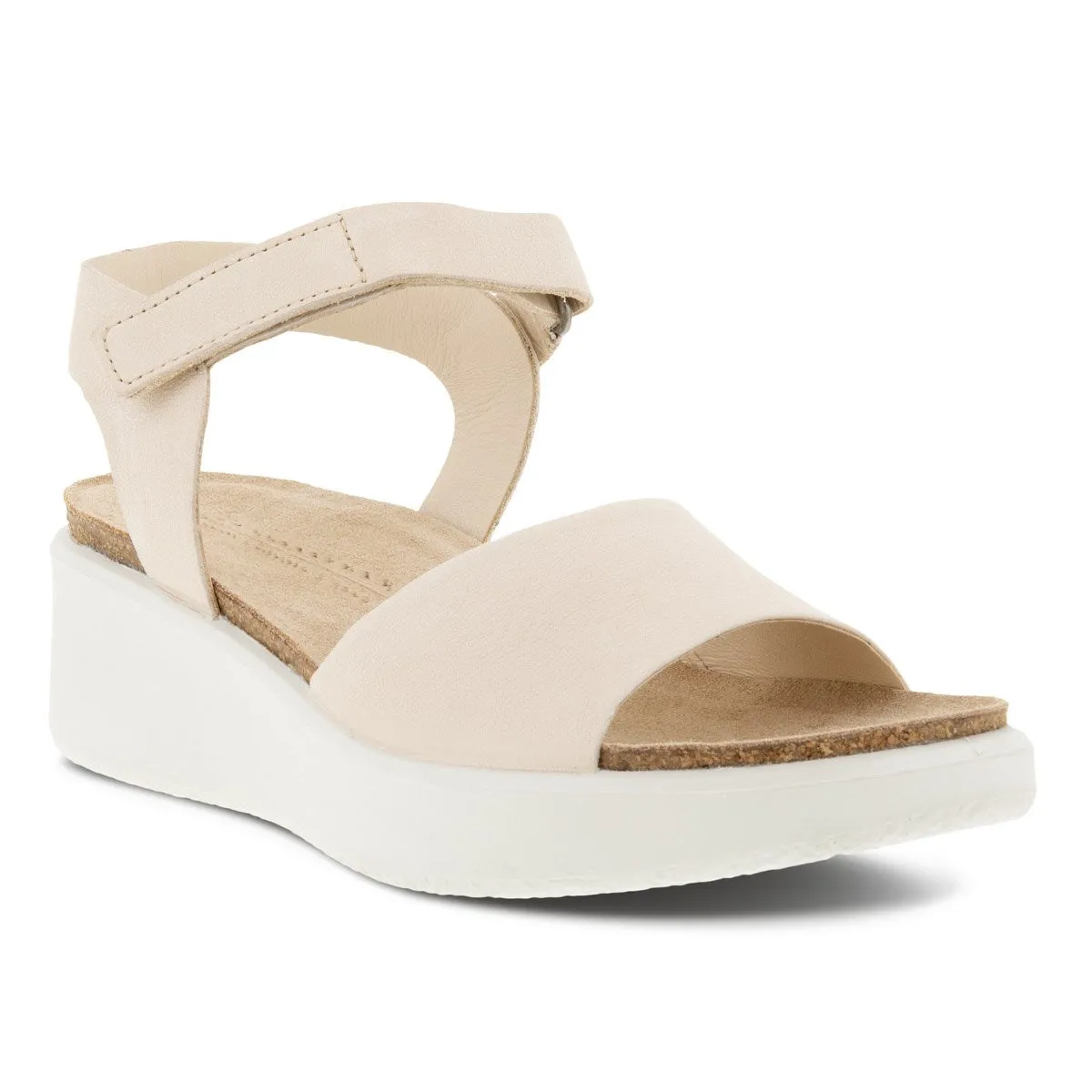 Joint Ease Slip Away ECCO FLOWT WEDGE LIMESTONE SPIN