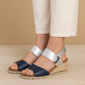 LE SANSA EVITA NAVY SILVER Sporty Design