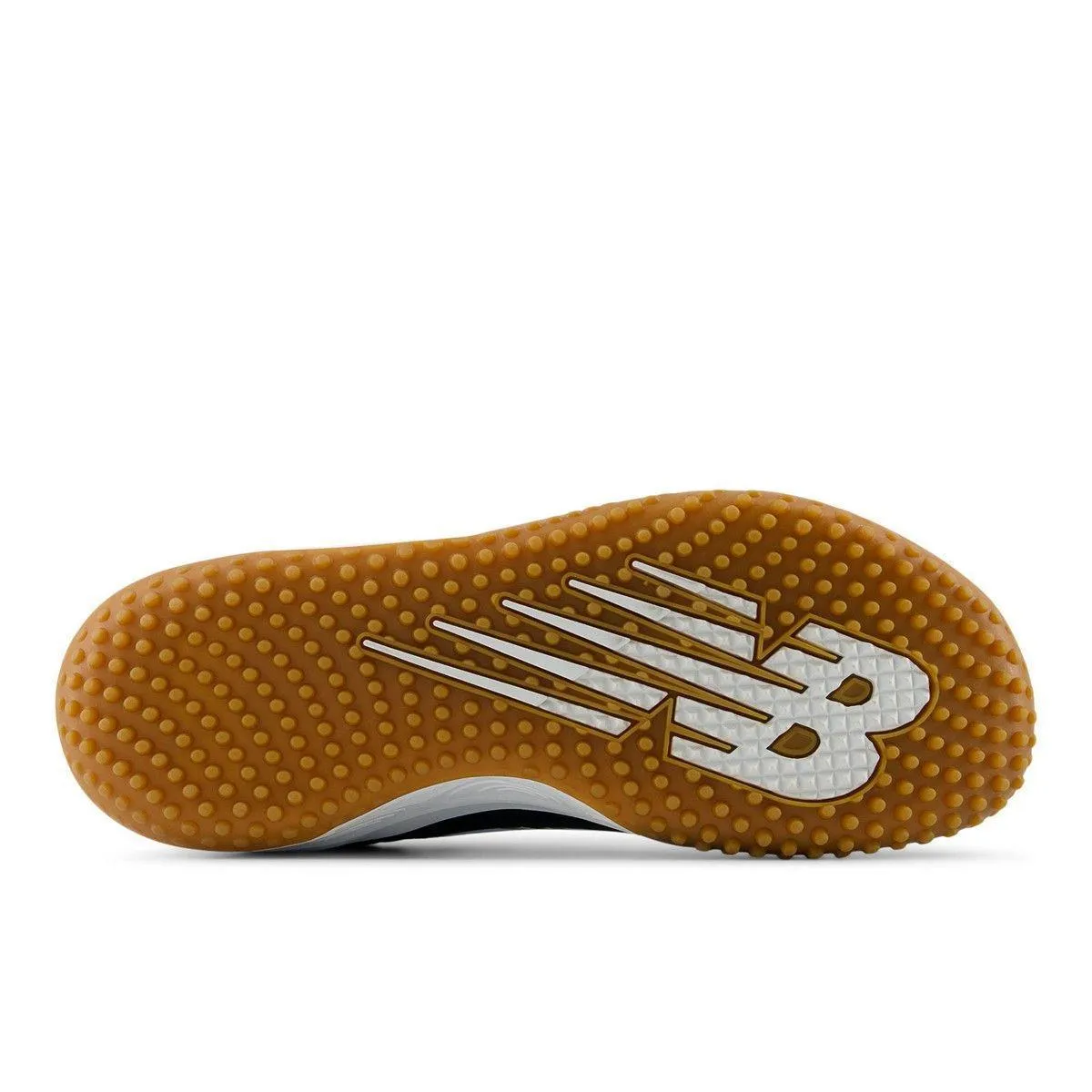 Quick Support Lightweight Construction New Balance Men's Fresh Foam 3000 v7 Turf Baseball Shoes - Black/Gum - T3000BK7