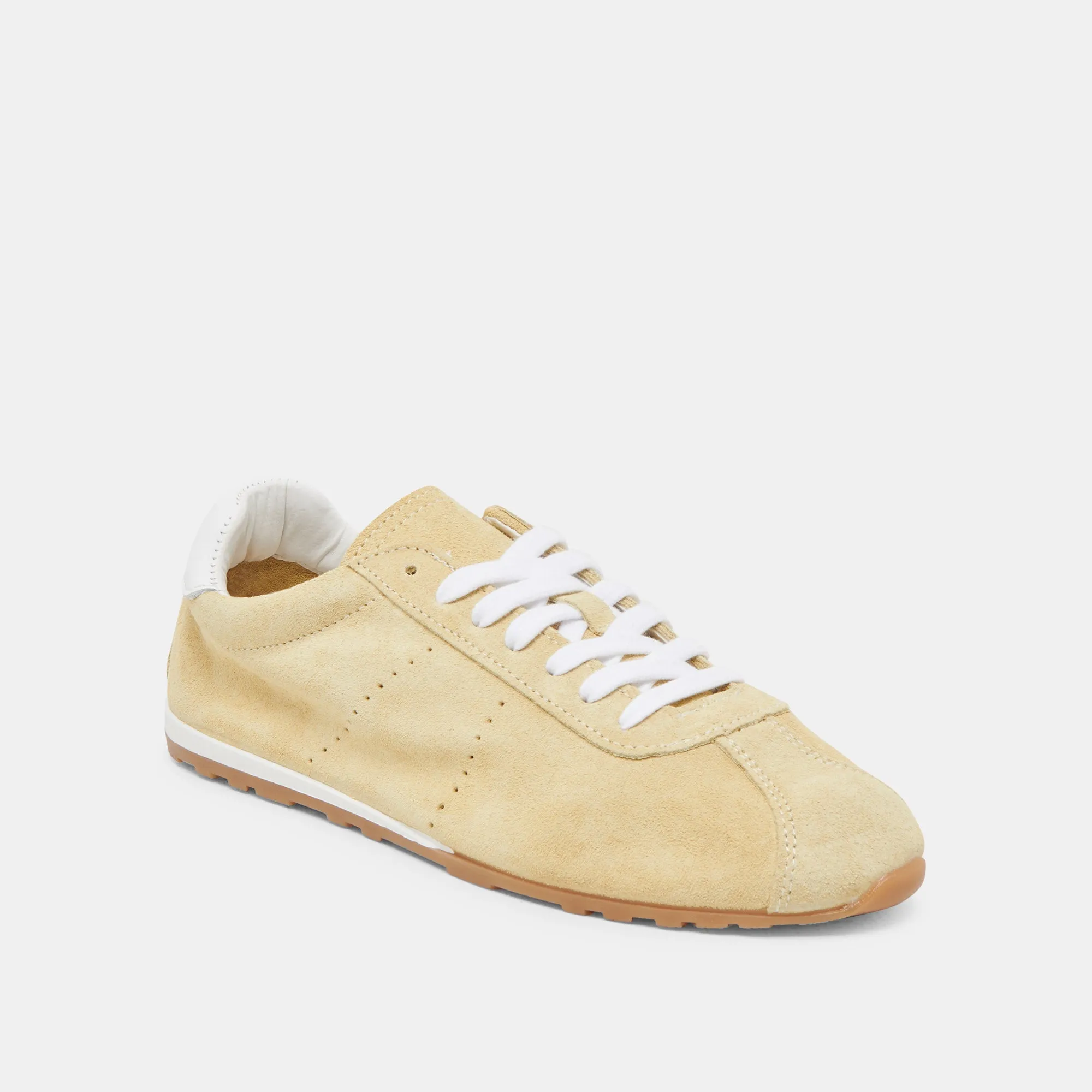 SERINA SNEAKERS YELLOW SUEDE Optimal ease Foot Shape