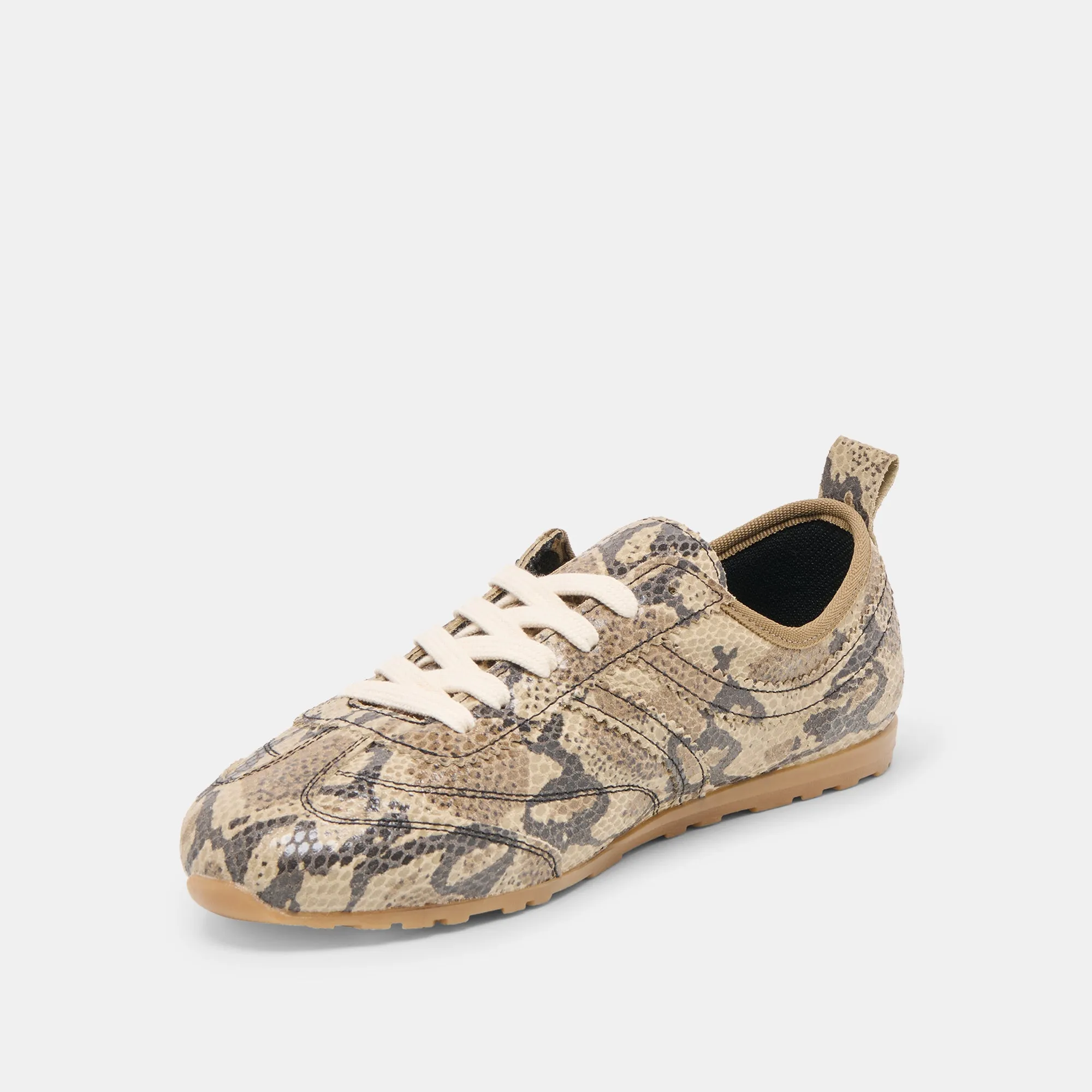Movement Support Long distance VIPER SNEAKERS SNAKE PRINT EMBOSSED LEATHER